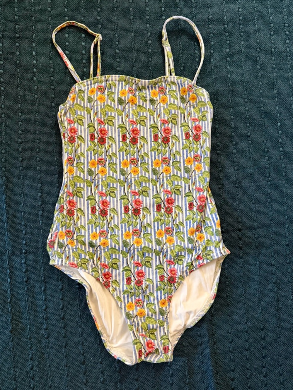 Hill House Size Small Giana One Piece Floral Swimsuit